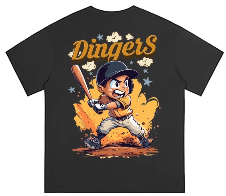 Baseball Anime Graphic T - Dingers