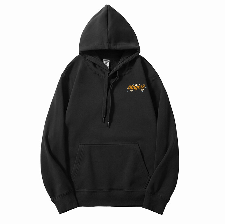 Anime Baseball Hoodie - Dingers Graphic